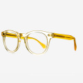 D-Frame Round Acetate Women And Men Optical Frames